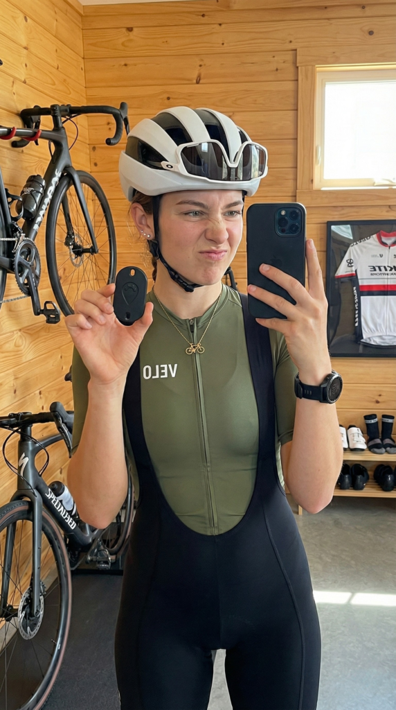 Photo Of Woman Holding Bikebac Tracker
