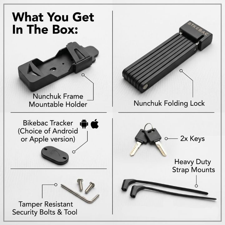 Nunchuk - Folding Lock With Hidden Tracker - Image 6